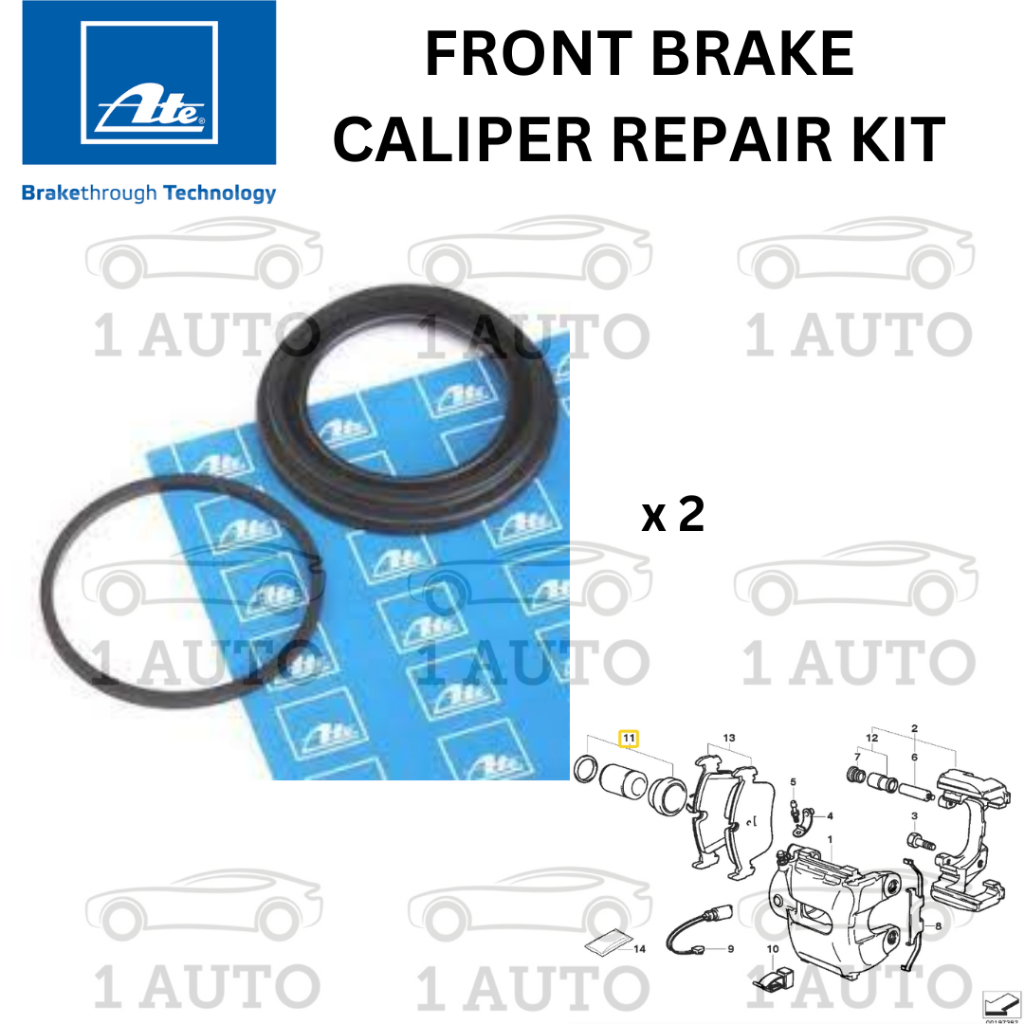 ATE GERMANY FRONT BRAKE CALIPER REPAIR KIT BMW E36 E46 M3 E39 E32 E38