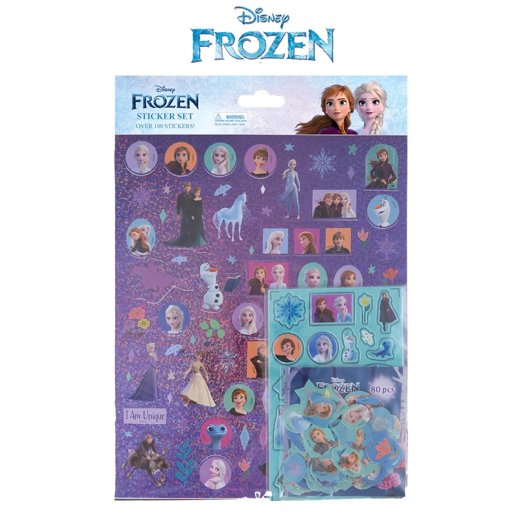 ️New! Disney Frozen Princess Elsa & Anna Character Sticker Set Kids ...