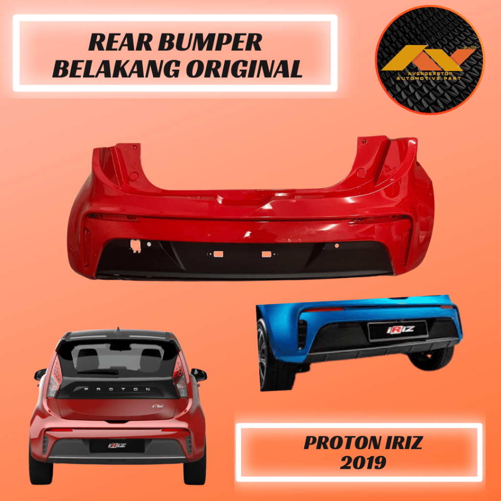 Proton Iriz 2019 Rear Bumper Belakang Original ( Ready Paint ) 100% New ...