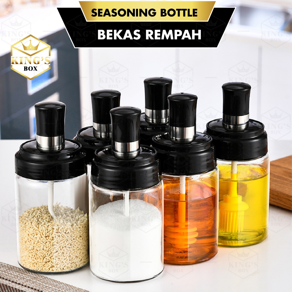 KGB Seasoning Bottle with Spoon, Condiment bottle, Spice Bottle ...