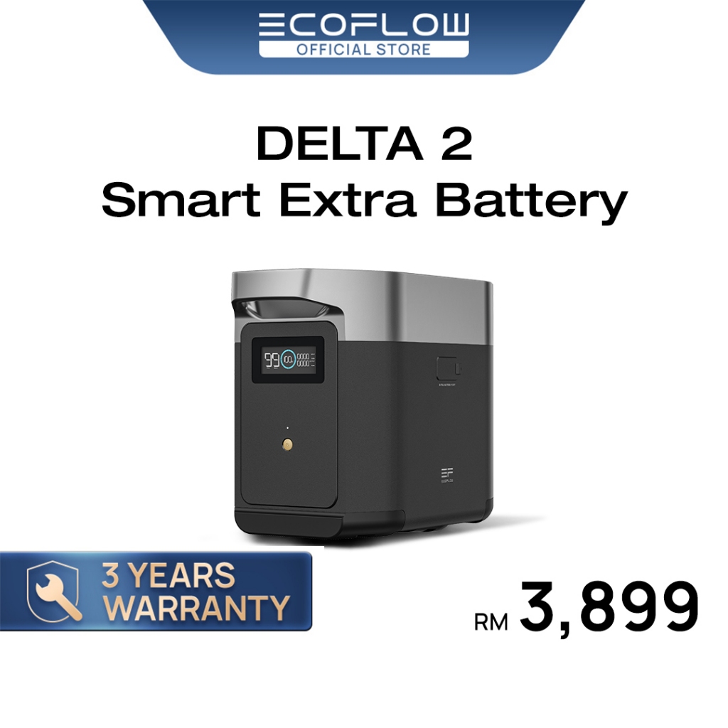 EcoFlow DELTA 2 Smart Extra Battery | Shopee Malaysia