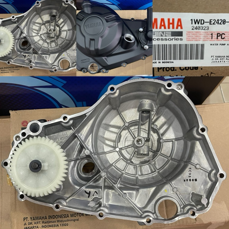 100 ORIGINAL YAMAHA R25 V1 WATER PUMP & CLUTCH COVER SET ASSY 1WD