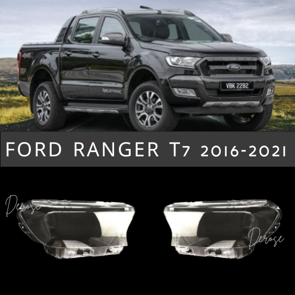 FORD RANGER T7 2016 2017 2018 2019 2020 2021 HEADLAMP COVER / HEADLIGHT ...