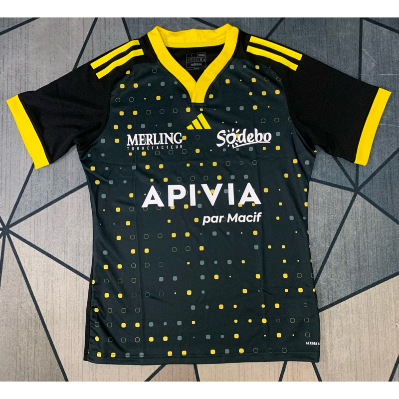 (Size 3XL) 💯 Original Adidas La Rochelle Rugby Jersey Shopee Malaysia