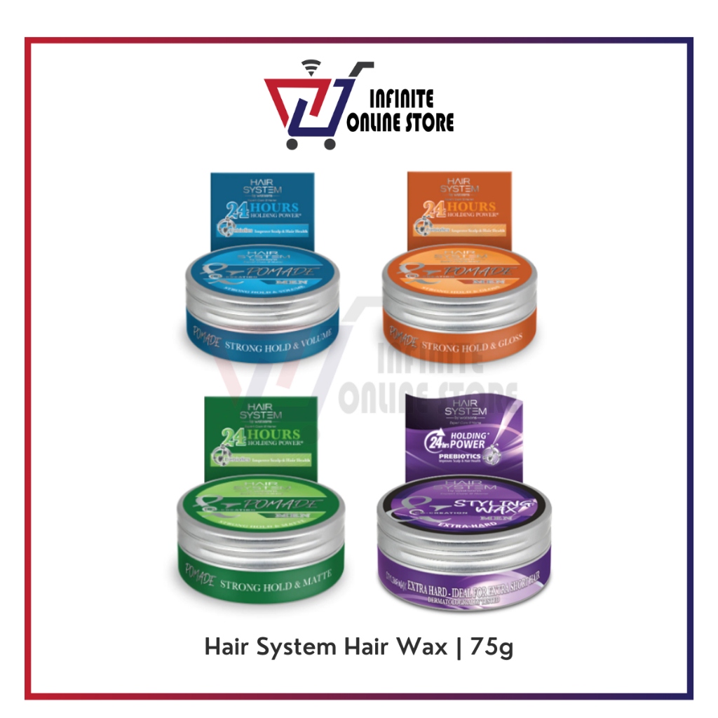 Hair System By Watsons Styling Pomade Strong Hold / Styling Wax (Volume