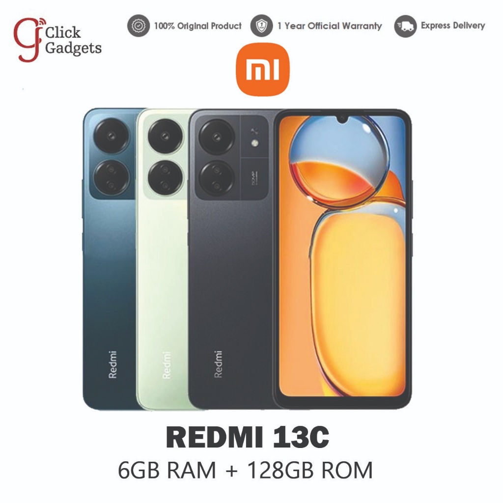 Redmi 13C (6GB ram+128GB rom) Smooth 6.74