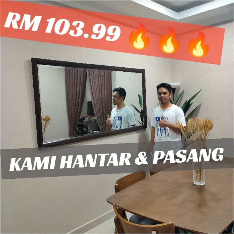 CERMIN DINDING GANTUNG BESAR/BIG WALL MIRROR HIGH QUALITY LOW PRICE ...