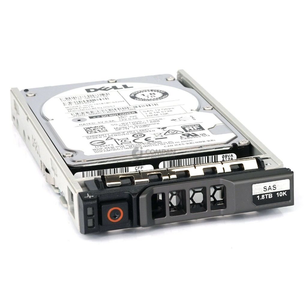 (FAST POSTAGE) VTHDD DELL 1.8TB SAS 12G 10K 2.5 Hard Drive Server Hard ...