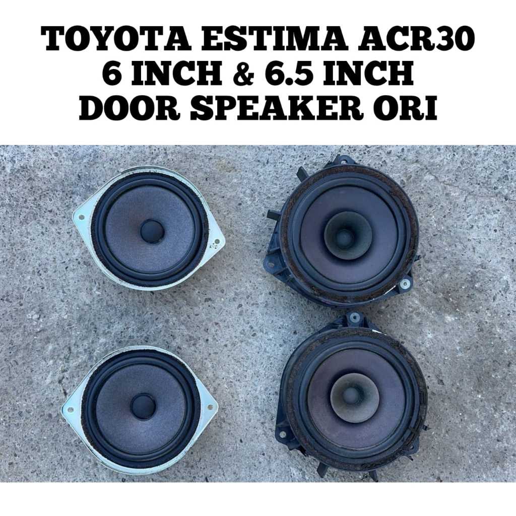 🇯🇵🇯🇵 DOOR SPEAKER GENUINE TOYOTA ESTIMA PREVIA ACR30 6 INCH SPEAKER / 6