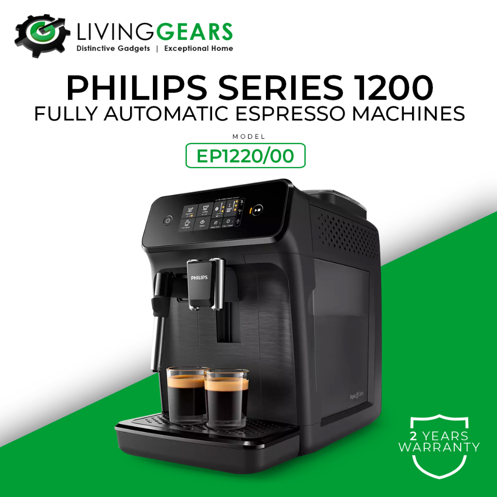 Philips 1200 Series Automatic Espresso EP1220 Coffee Machine EP1220/00 ...