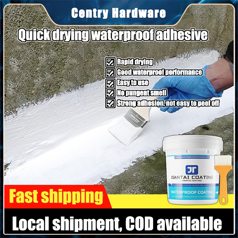 Polyurethane Waterproof Coating Invisible Paste Sealant Glue with Brush ...