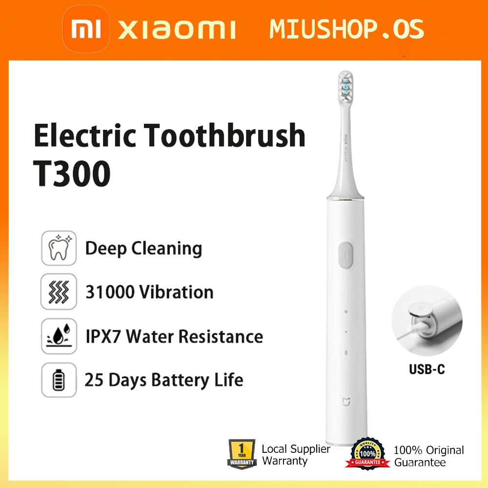 Xiaomi Mijia T300 Electric Toothbrush Smart Sonic Brush Ultrasonic ...