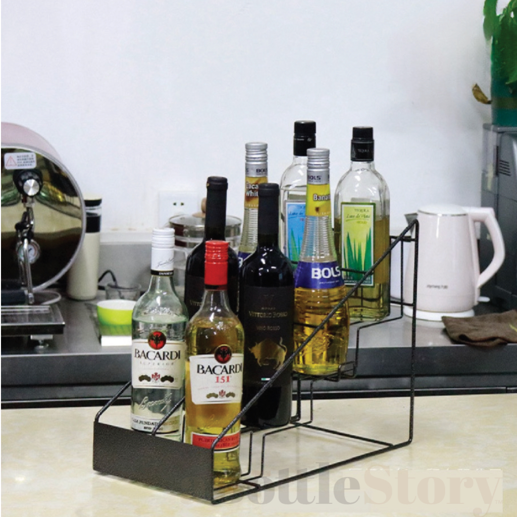Kitchen Display Storage Organizer Rack / Rack letak Botol2 dan Rempah ...