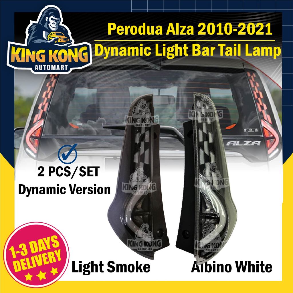 Vland Perodua Alza 20102021 Dynamic LED Light Bar Tail Lamp with