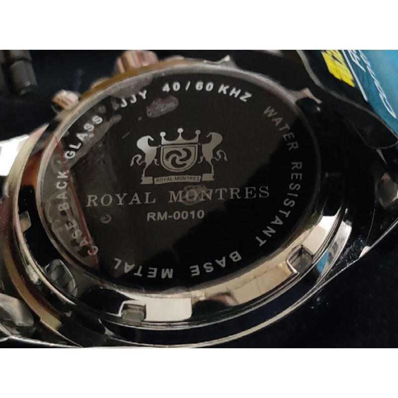 Royal Montres Radio Control Solar Power watch NOS