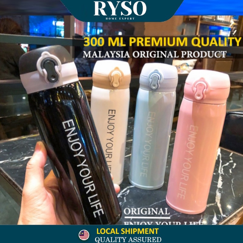 ORIGINAL EYL 300ml Simple Design 304 Stainless Steel Thermos Flask