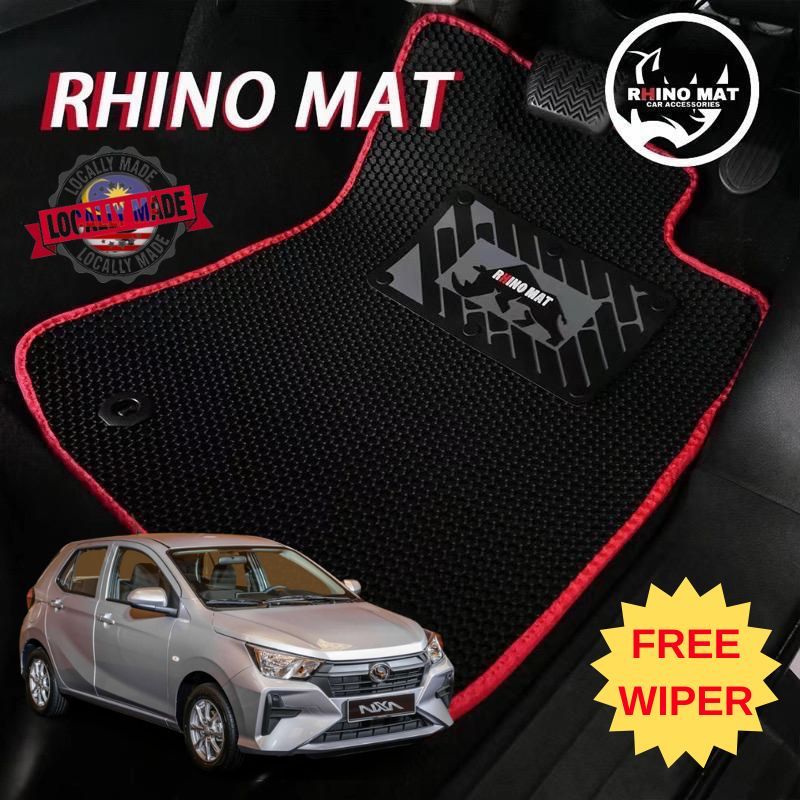 Carpet Perodua Axia D74A A300 2023 Car Floor Mat and Anti Slip ...