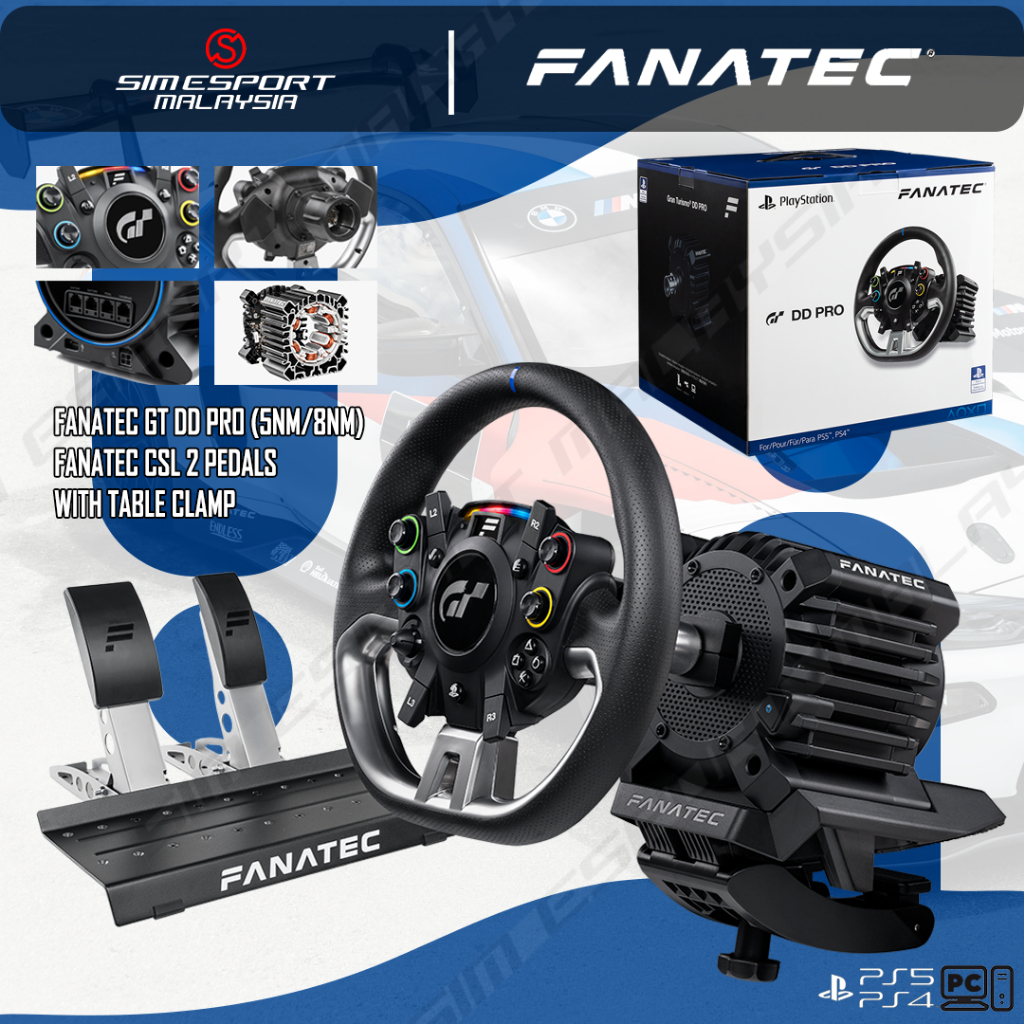 Fanatec | GT DD PRO | CSL DD | Bundle | Shopee Malaysia