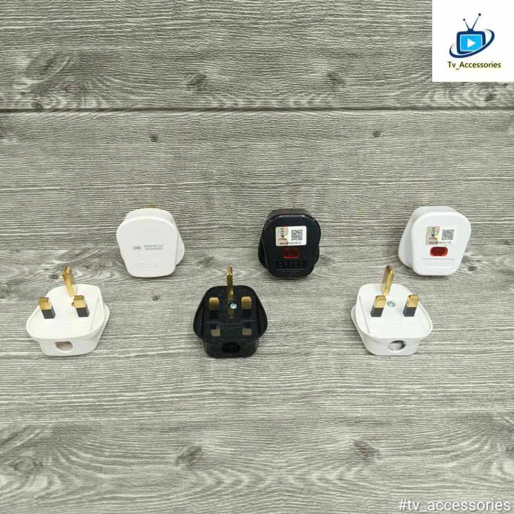 plug top of tv / dvd /player with 3pin sirim with light power supply ...