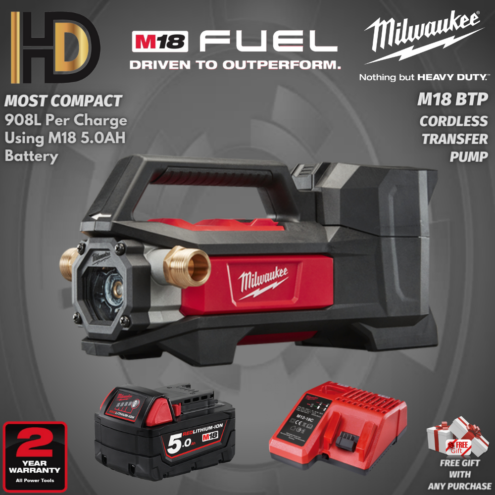 Milwaukee cordless store water pump