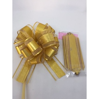 1 Roll 10 Meters Embroidered Tulle Ribbon Edged With Gold For Gift Wrapping,  Bouquet Decoration, Back-to-school Season, Scrapbooking, Bowknot & Cake  Decor