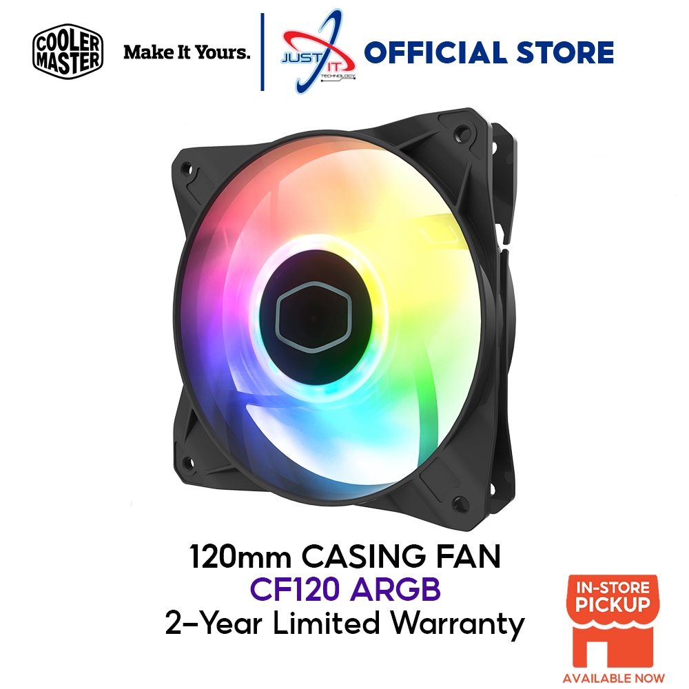 COOLER MASTER CF120 ARGB CASING FAN (R4-S2S-12AA-GP) | Shopee Malaysia