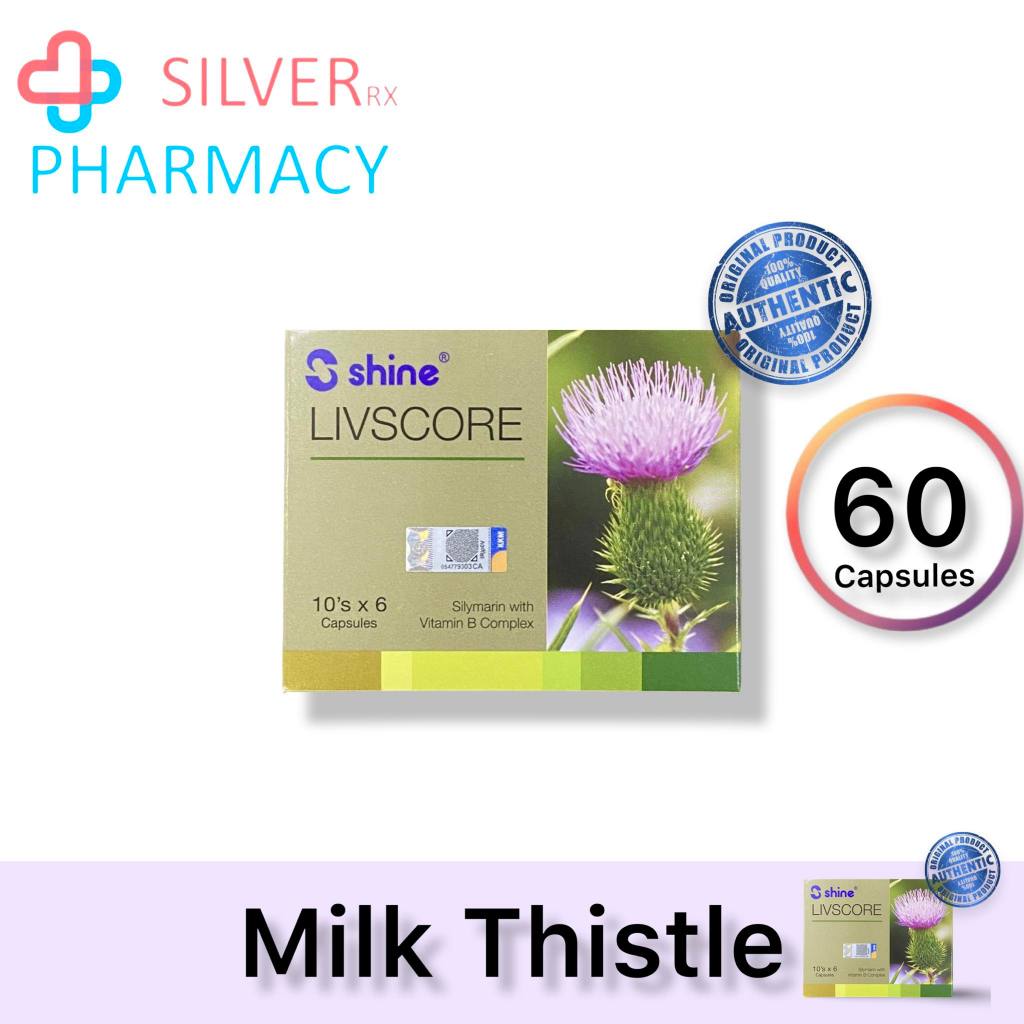 [Exp 09/2025] Shine Livscore Silymarin With Vitamin B Complex Capsules ...