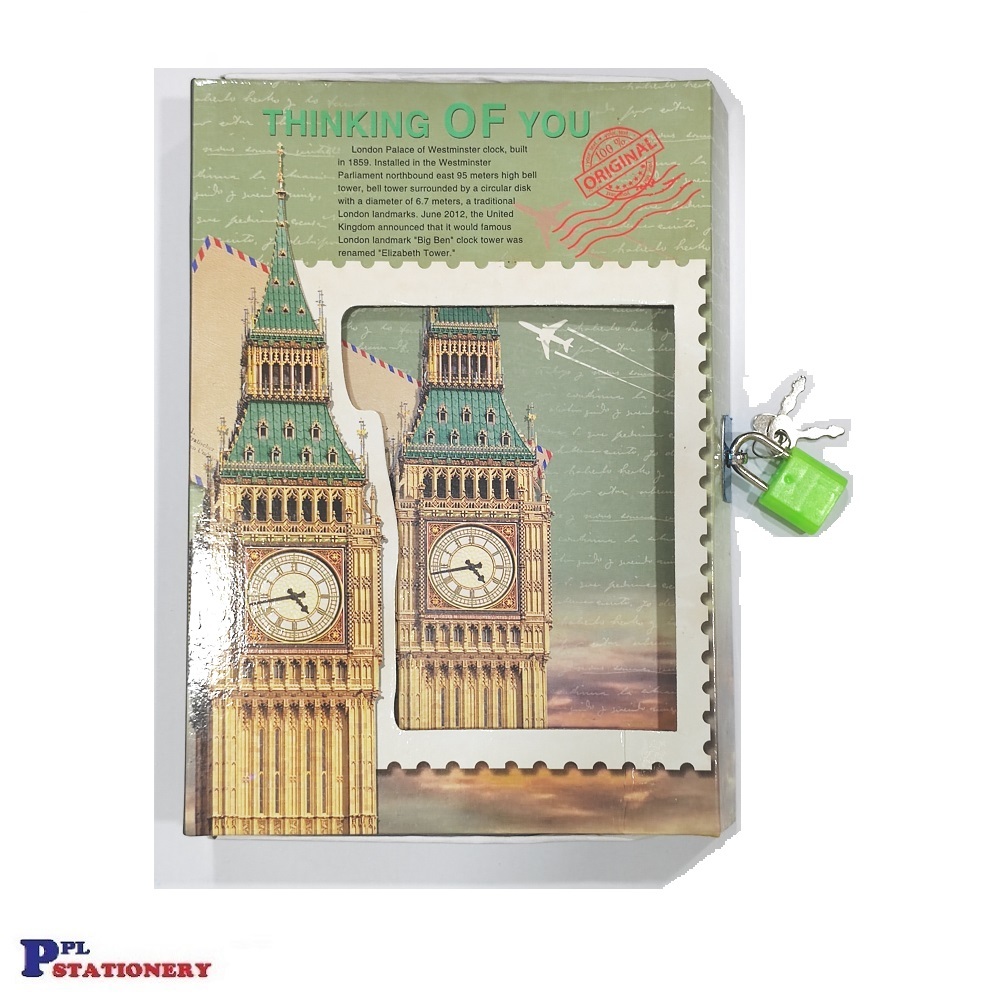DIARY BOOK WITH KEY LOCK 32K - RANDOM STYLES [BUY ONE FREE ONE ...