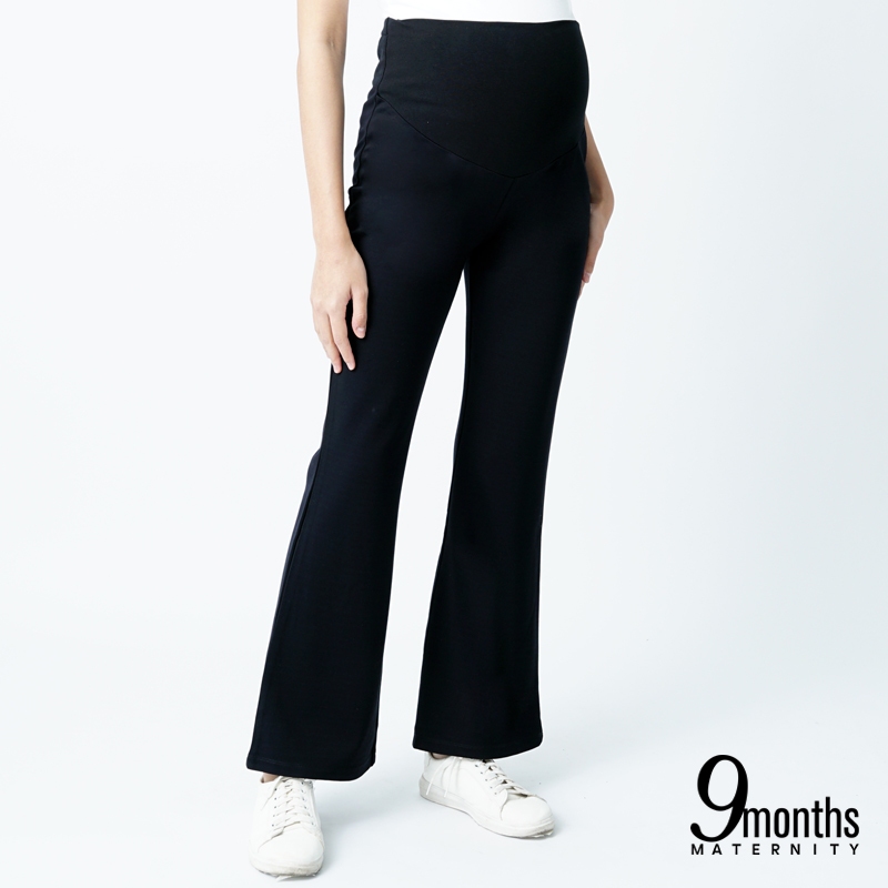 9months Maternity Full Panel Ponte Bootleg Pants Seluar Kerja
