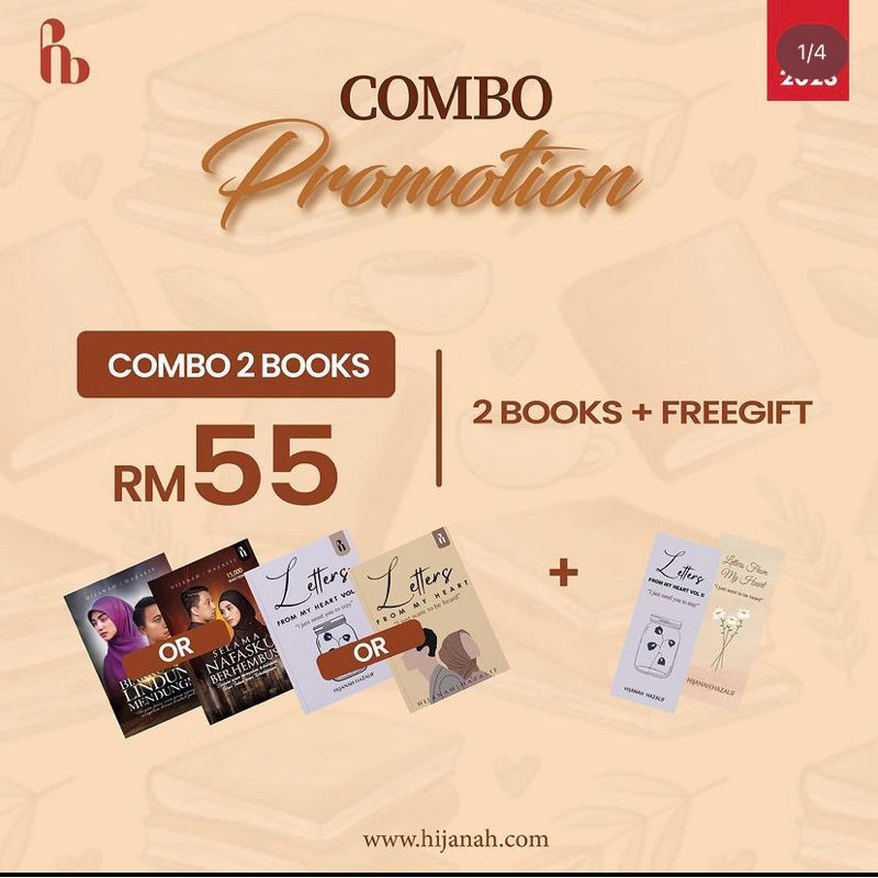Letter from my heart hijannahbook sibf 2023 shopee malaysia