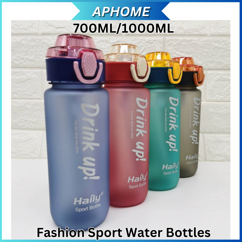 700ml/1000ml Large Capacity Water Bottle Fashion Sport Bottle Leak