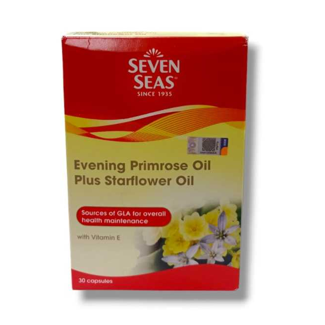 SEVEN SEAS Evening Primrose Oil Plus Starflower Oil Capsule 30s [EXP 8