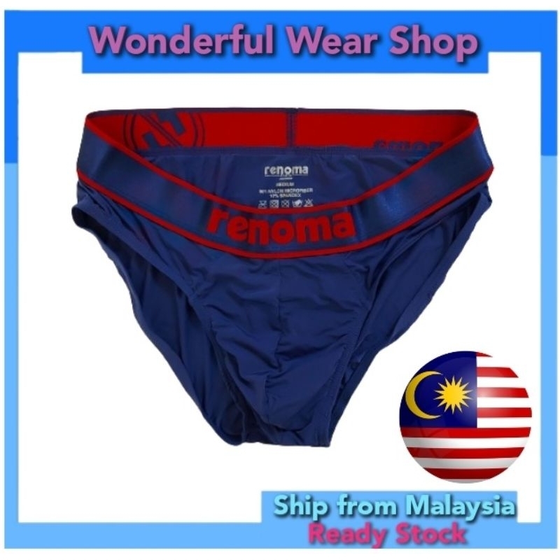 [kl Ready Stock] Renoma Men Briefs Underwear Seluar Dalam Lelaki 1pc