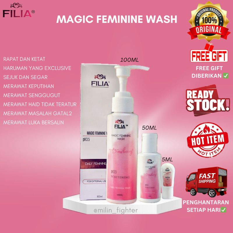 FILIA Feminine wash Hot selling 🔥 + free gift | Shopee Malaysia