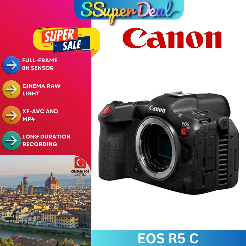 Canon EOS R5 C, a mirrorless hybrid camera with the capabilities of