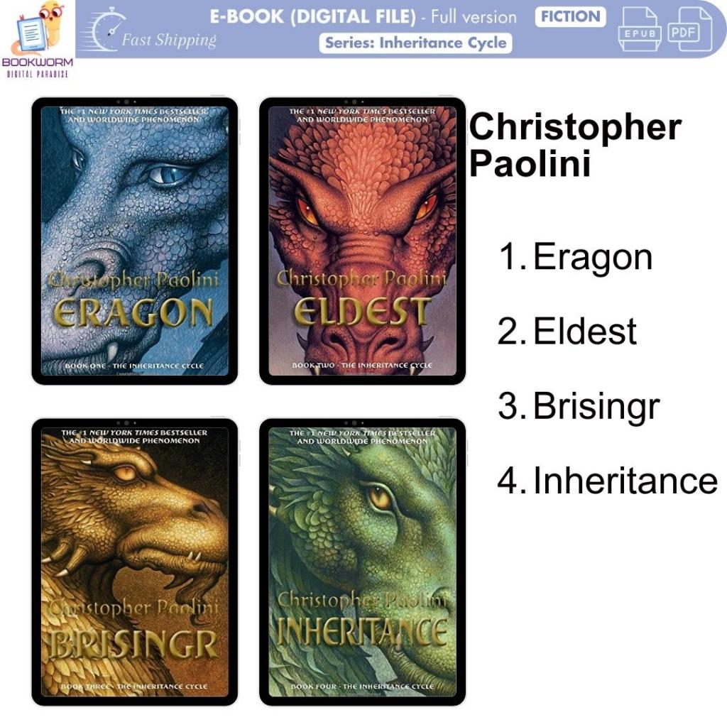 Christopher Paolini Inheritance Cycle's Eragon | Eldest | Brisingr ...