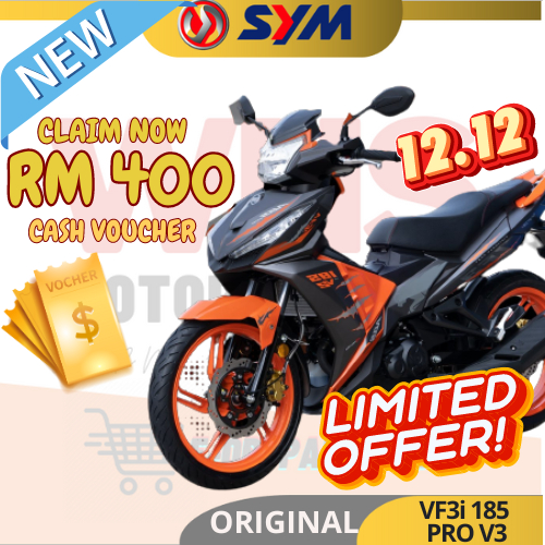 Sym VF3i 185 LE PRO & VF3i 185 LE - (UNREGISTER) - DUAL ABS - Moped ...