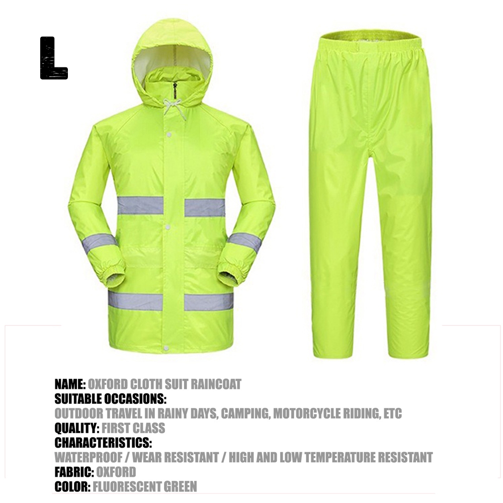 LADDERMAN Rain Coat Set Baju Hujan Motor Lelaki Perempuan Men Jaket Hujan Rainsuit with Pants Waterproof Jacket Raincoat