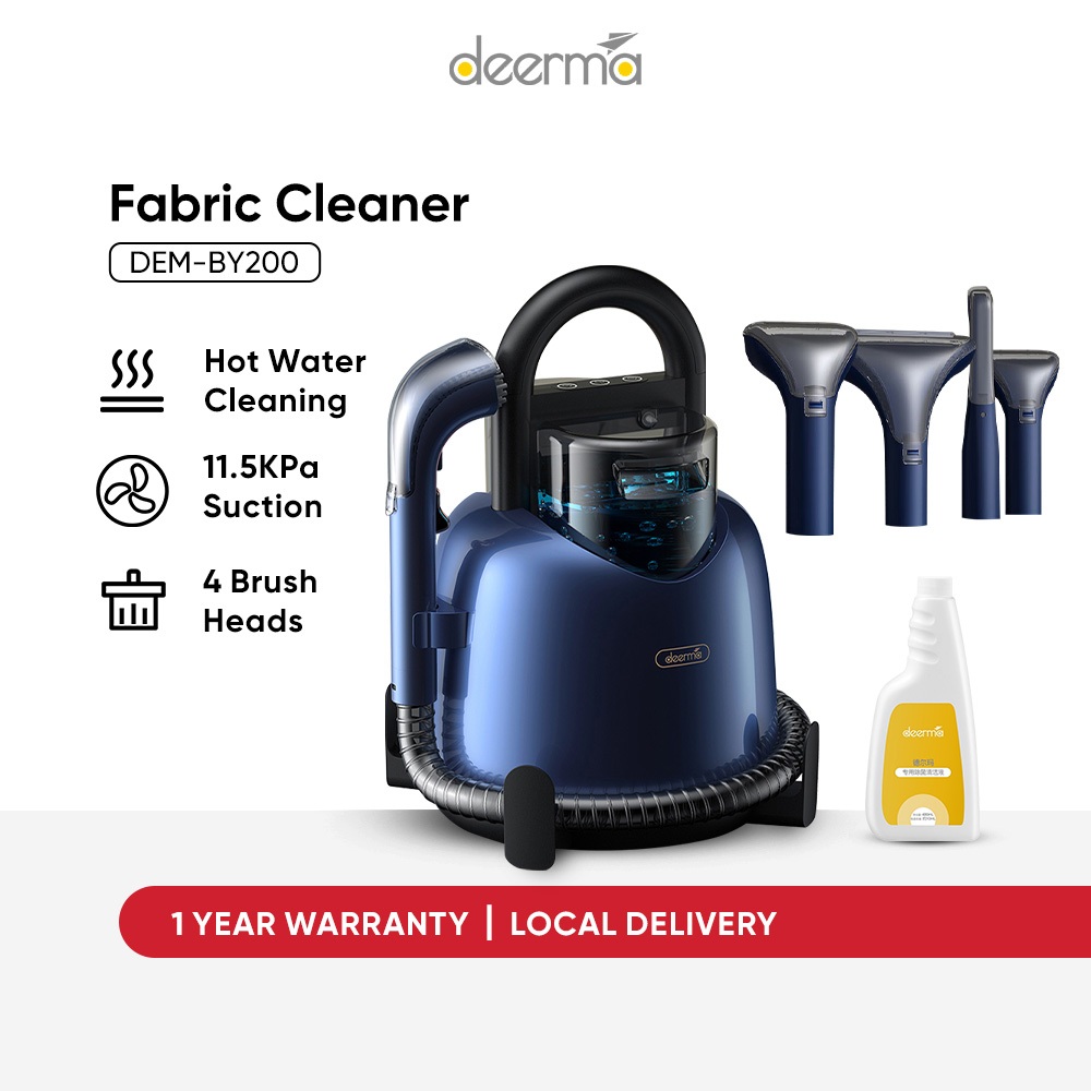 Deerma BY200 MultiPurpose Fabric Cleaning Machine Hot Spray Suction Sofa Carpet Curtain Vacuum