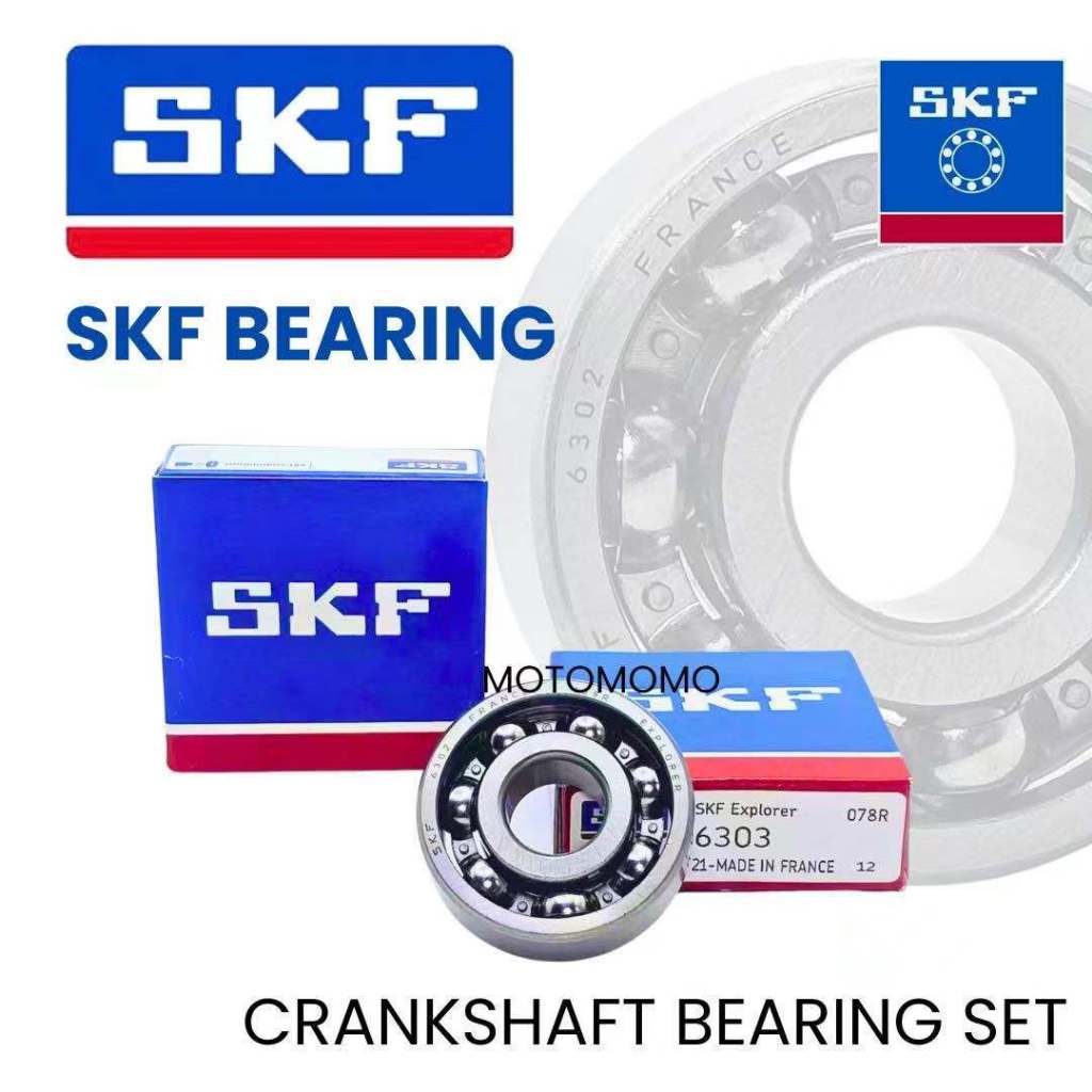 momo ZX150 KAWASAKI ZX 150 SKF CRANKSHAFT BEARING SET MOMO