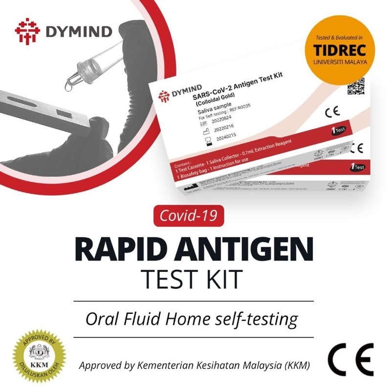 COVID19 Saliva/Nasal Rapid Test Kit Collection 1s Newgene/Genfarm