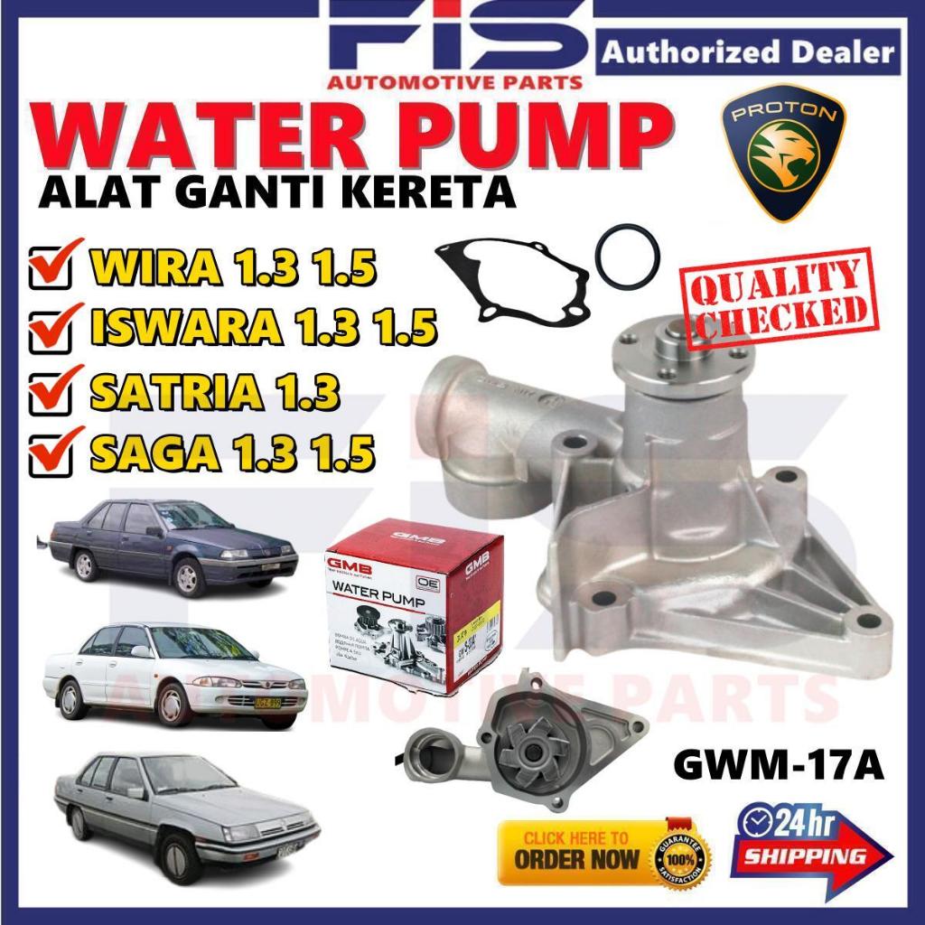 FIS GMB Original Water Pump Proton Wira Iswara Saga 1.3 1.5 Satria 1.3