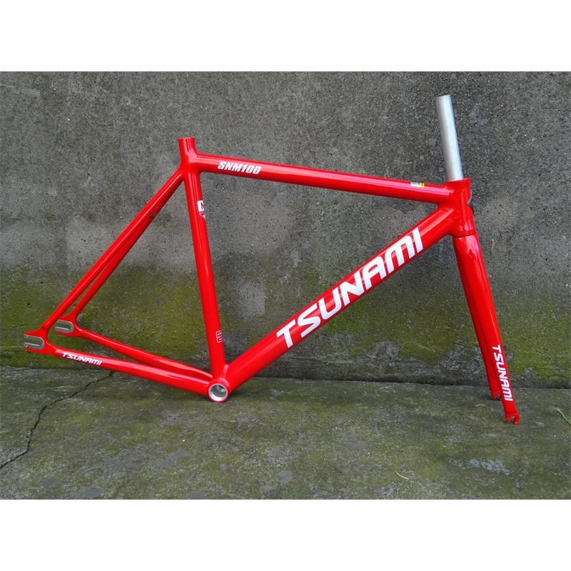 INTRO7 Fixed Gear Bike Frame - 700C Cr-Mo Steel, 52cm/55cm - Single Speed Urban Commuter