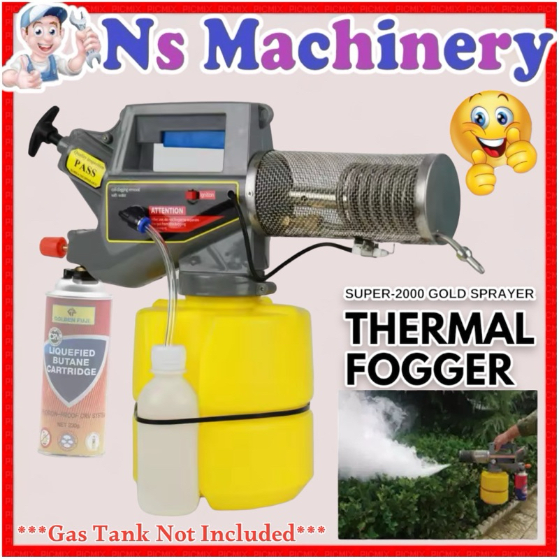 Super-2000 2L Mosquito InsectPest Killer Bug Control Thermal Fogger ...