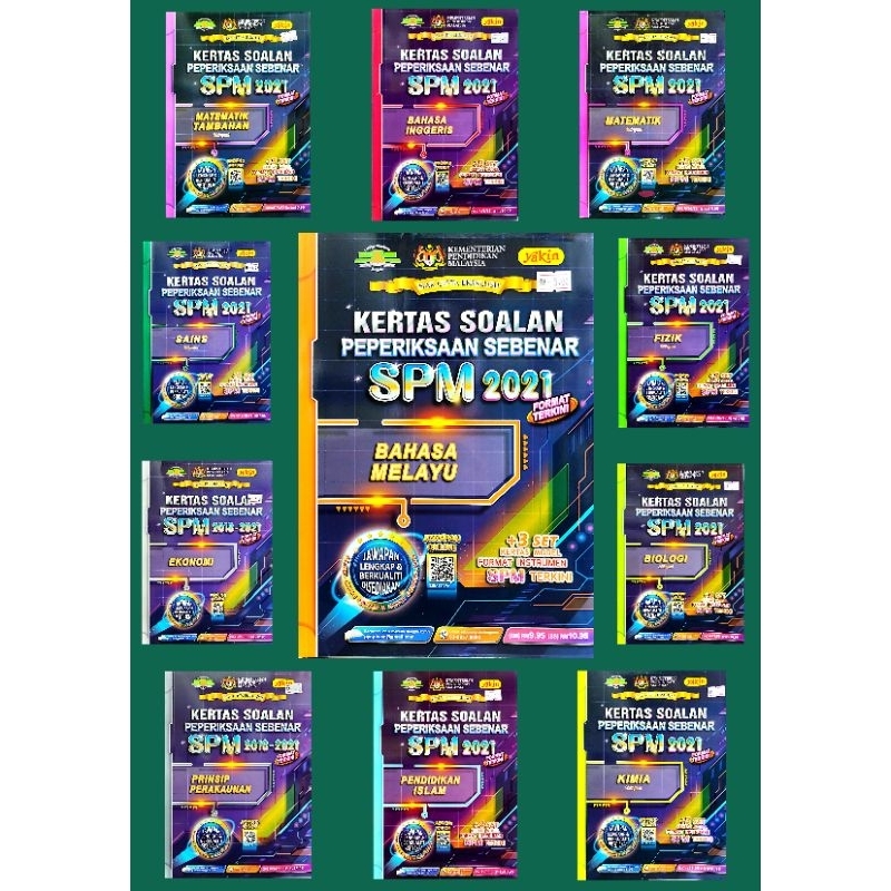 KERTAS SOALAN SEBENAR SPM 2021 (PAST YEAR) OFFER | Shopee Malaysia