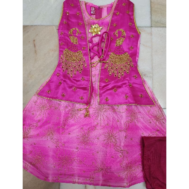 [ReadyStock] Kids Punjabi Suit Budak Perempuan Long Sleeve(Elbow) Kid