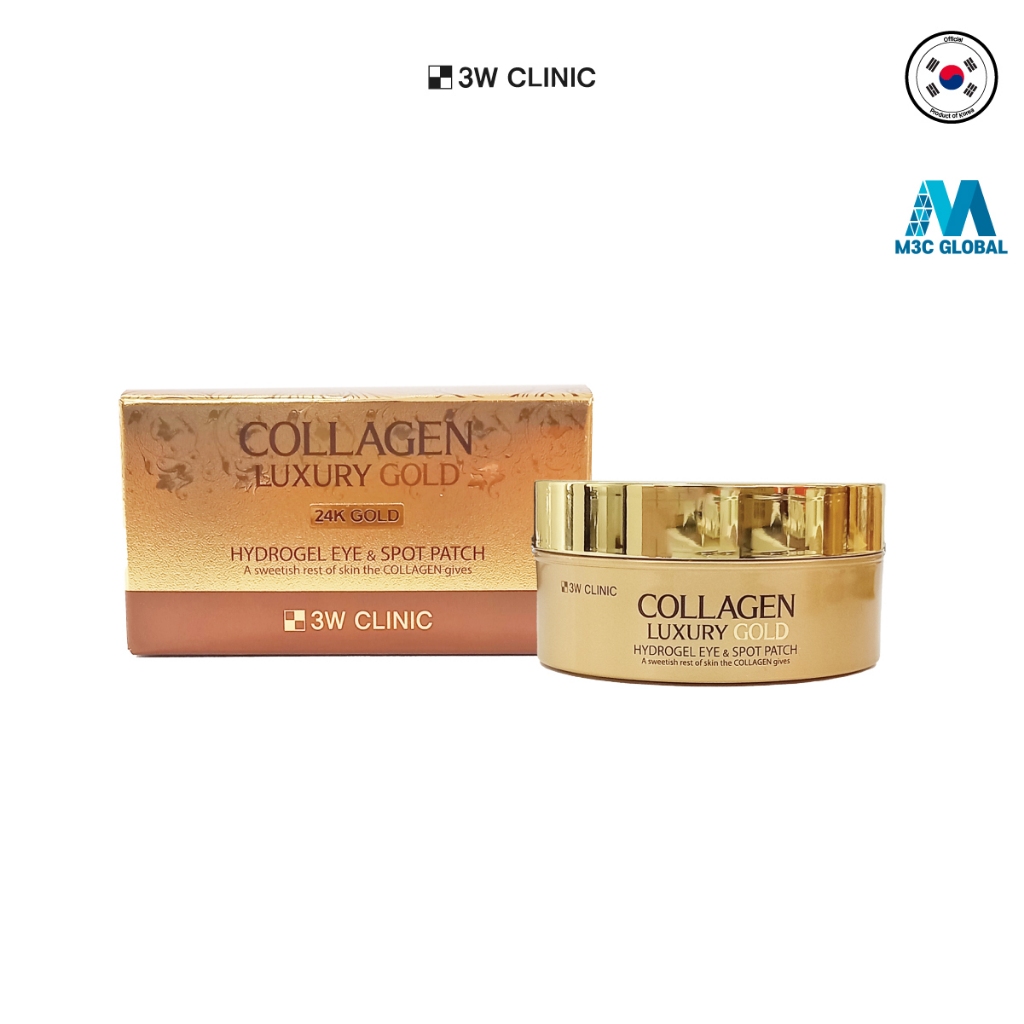 3W CLINIC Collagen Luxury Gold Hydrogel Eye & Spot Patch Shopee Malaysia