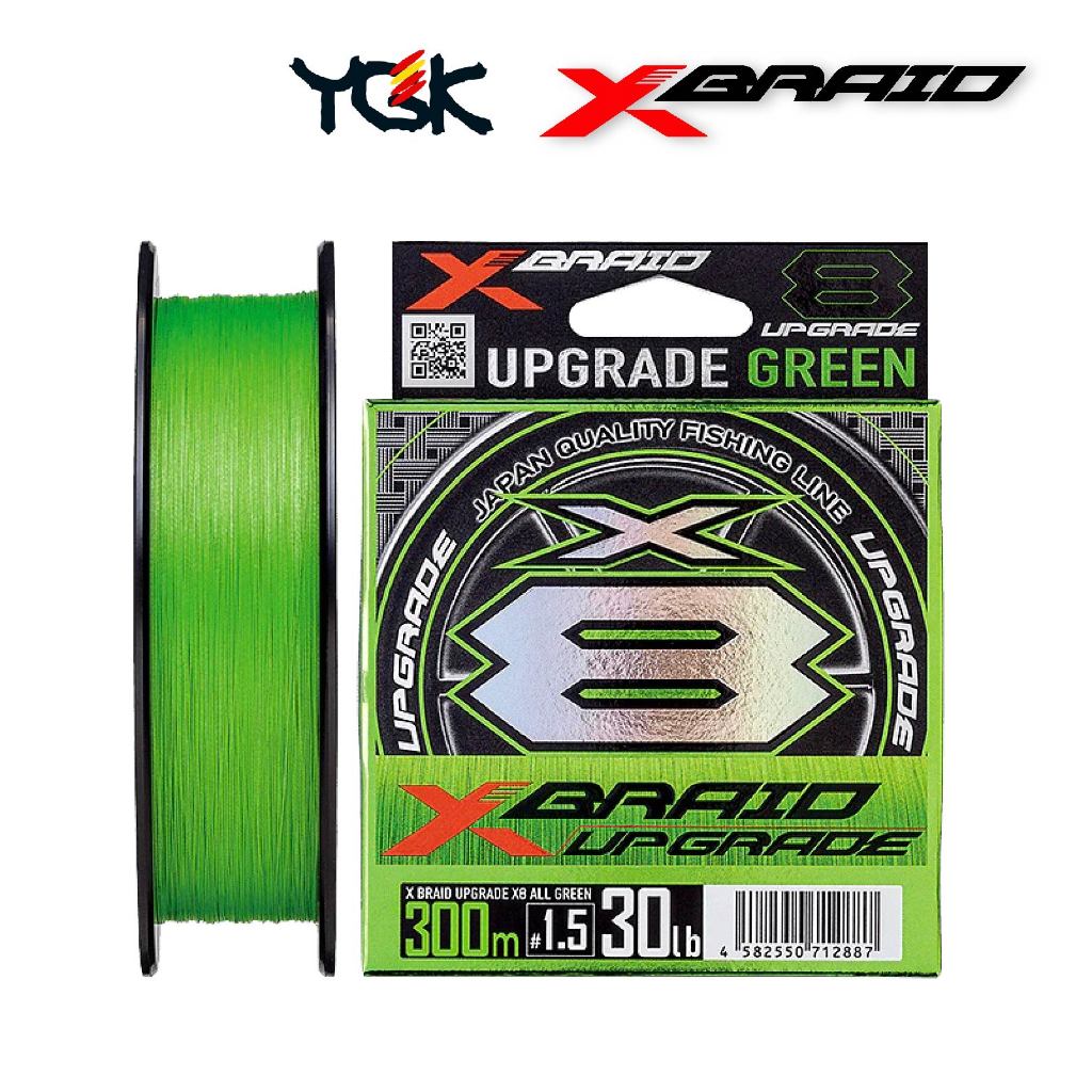 YGK X-Braid Upgrade X8 PE Braid Fishing Line – Hi-Vis Lime Green, Made In Japan