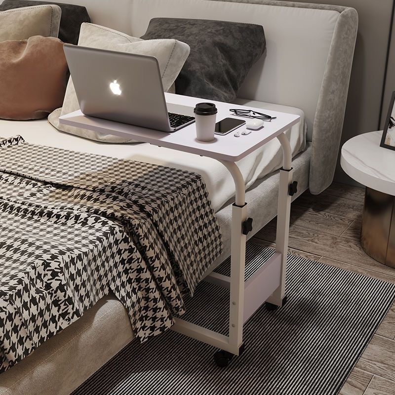 Movable Lifting Bedside Table Computer Table with wheels Elderly Bed