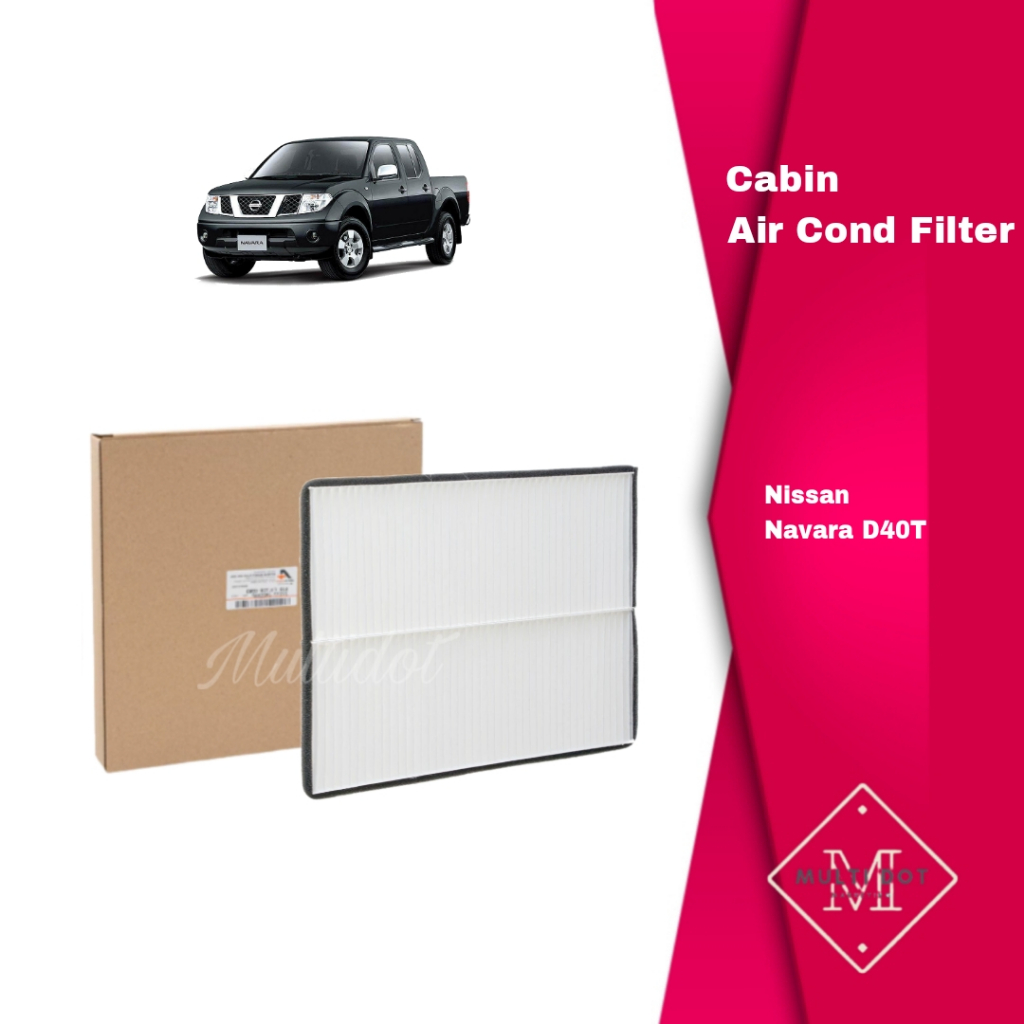 Nissan Navara D40 20072014 Cabin Air Cond Filter (AutoPlus) Air